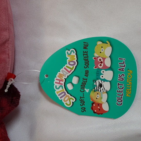 8" Squishmallows - Tristan the Triceratops, Red, NWT - Picture 3 of 5